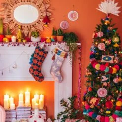 Colorful Pom Pom Garland 9 Colorful Pom Pom Garland -home decoration 00 281ade4d 2a46 4ced 9d46 1748ccb71f94