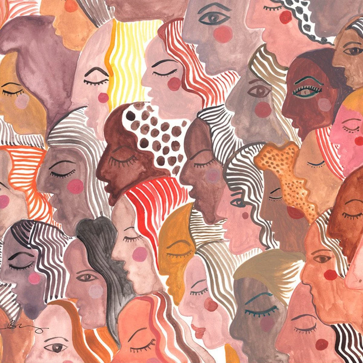 In Chorus Art Print By Justina Blakeney 3 In Chorus Art Print By Justina Blakeney