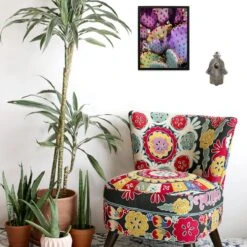 Rainbow Cactus Art Print By Justina Blakeney -home decoration 00 c2454781 7395 4211 8567 455ee1329c6c