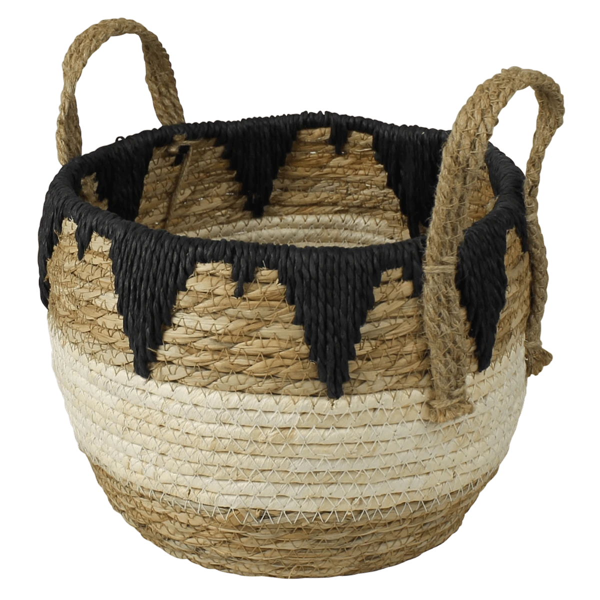 Tarfaya Grass Baskets - Set Of 3 4 Tarfaya Grass Baskets - Set Of 3 - Image 2