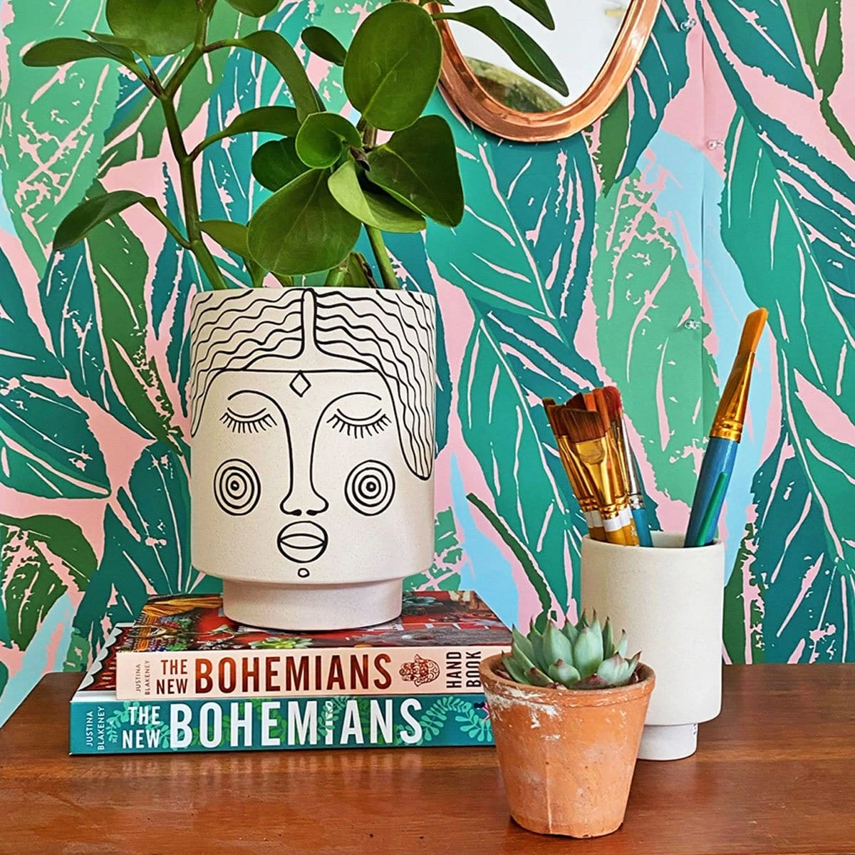 Agatha Kaya Face Vase By Justina Blakeney™ 5 Agatha Kaya Face Vase By Justina Blakeney™ - Image 3