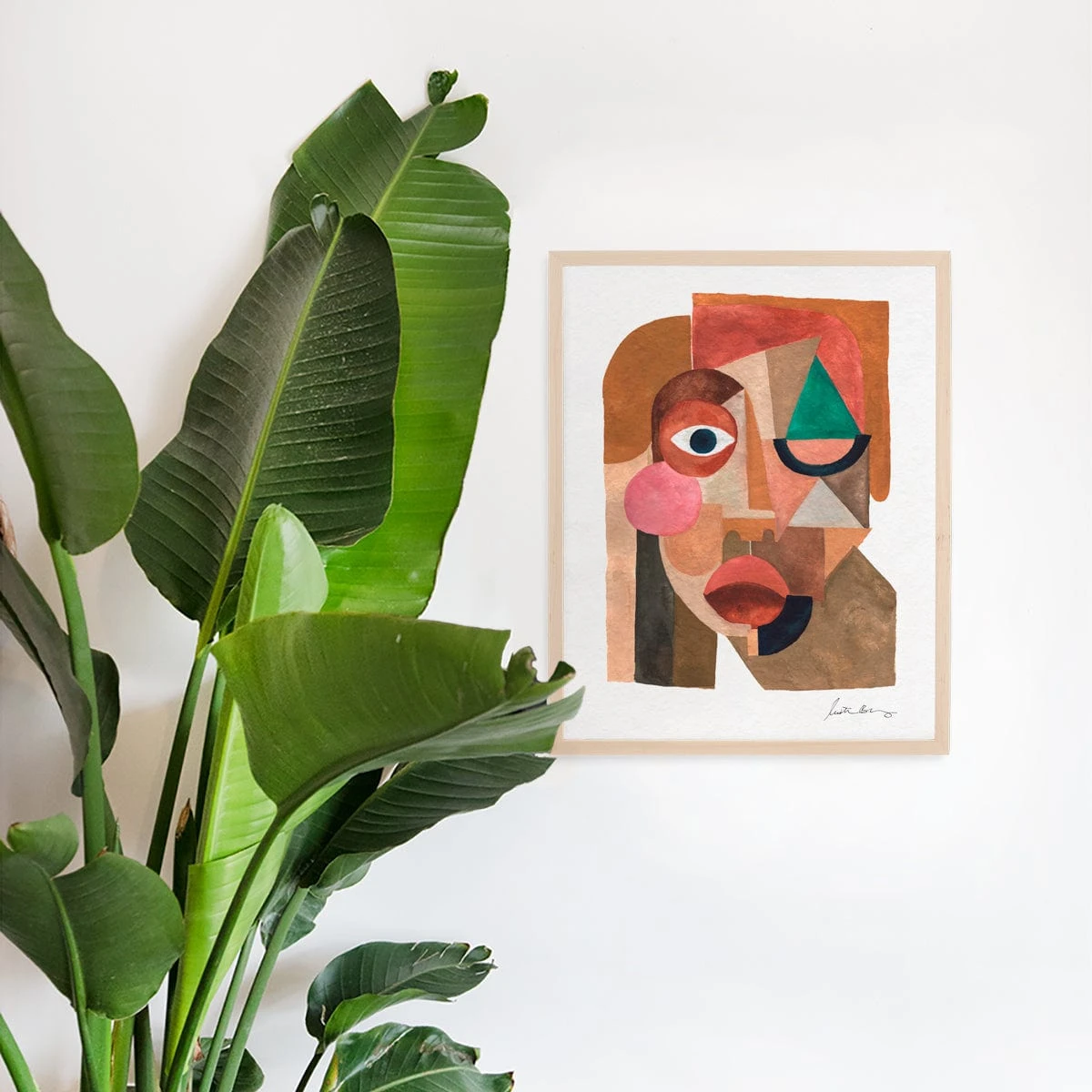 Face 1 Art Print By Justina Blakeney 4 Face 1 Art Print By Justina Blakeney - Image 2