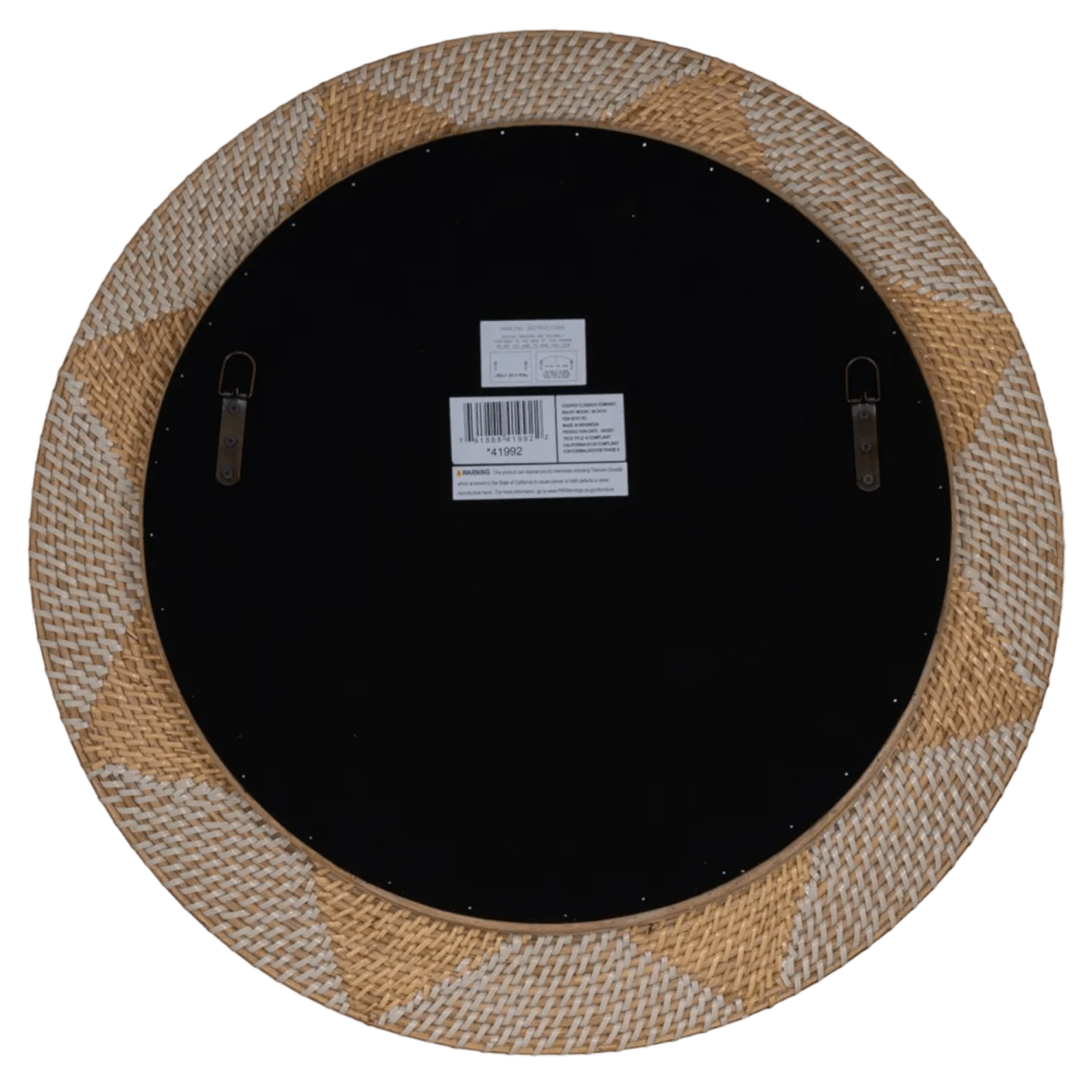 Nidhi Round Natural Basket Wall Mirror 7 Nidhi Round Natural Basket Wall Mirror - Image 5
