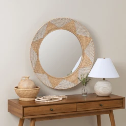 Nidhi Round Natural Basket Wall Mirror 8 Nidhi Round Natural Basket Wall Mirror -home decoration 41992 3 69557 PhotoRoom