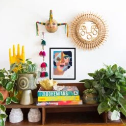 Face 4 Art Print By Justina Blakeney -home decoration 4 2 c63a7c70 9cbd 4fe2 b790 55e63772d595