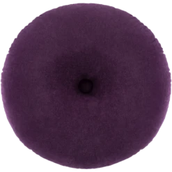 Purple Velvet Round Pillow