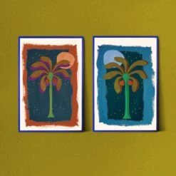 Date Night Moon Art Print By Jungalow® -home decoration Date night moons duo d4a3d9a0 572e 42a9 b479 0ed6e3e522d3