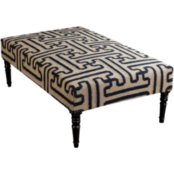 Taman Patterned Ottoman