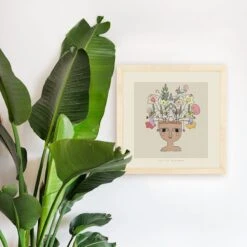Flower Thinker 2 Art Print By Justina Blakeney -home decoration FlowerThinker2 Mockup 24fecc2f 334b 48b2 9aec 806f5bb450af