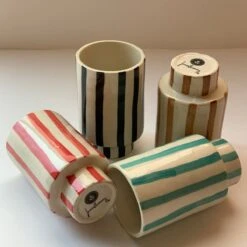Kaya Striped Ceramic Cups By Justina Blakeney™ -home decoration IMG 7796