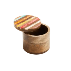 Amay Multicolor Round Keepsake Box -home decoration JCB223 1 PhotoRoom