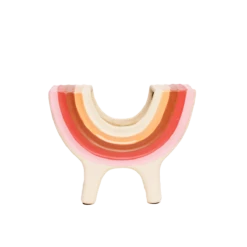 Rainbow Bowl In Pink By Jungalow® -home decoration JUNGALOW RAINBOW PLANTER PINK 02