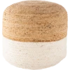 Natural/White Jute Pouf -home decoration KOPF001 181814 PhotoRoom