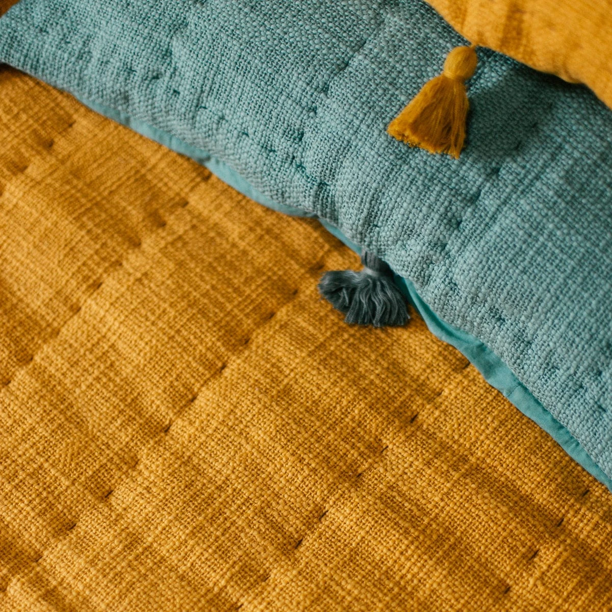 Sol Quilt In Turmeric By Like A Lion™ 6 Sol Quilt In Turmeric By Like A Lion™ - Image 5