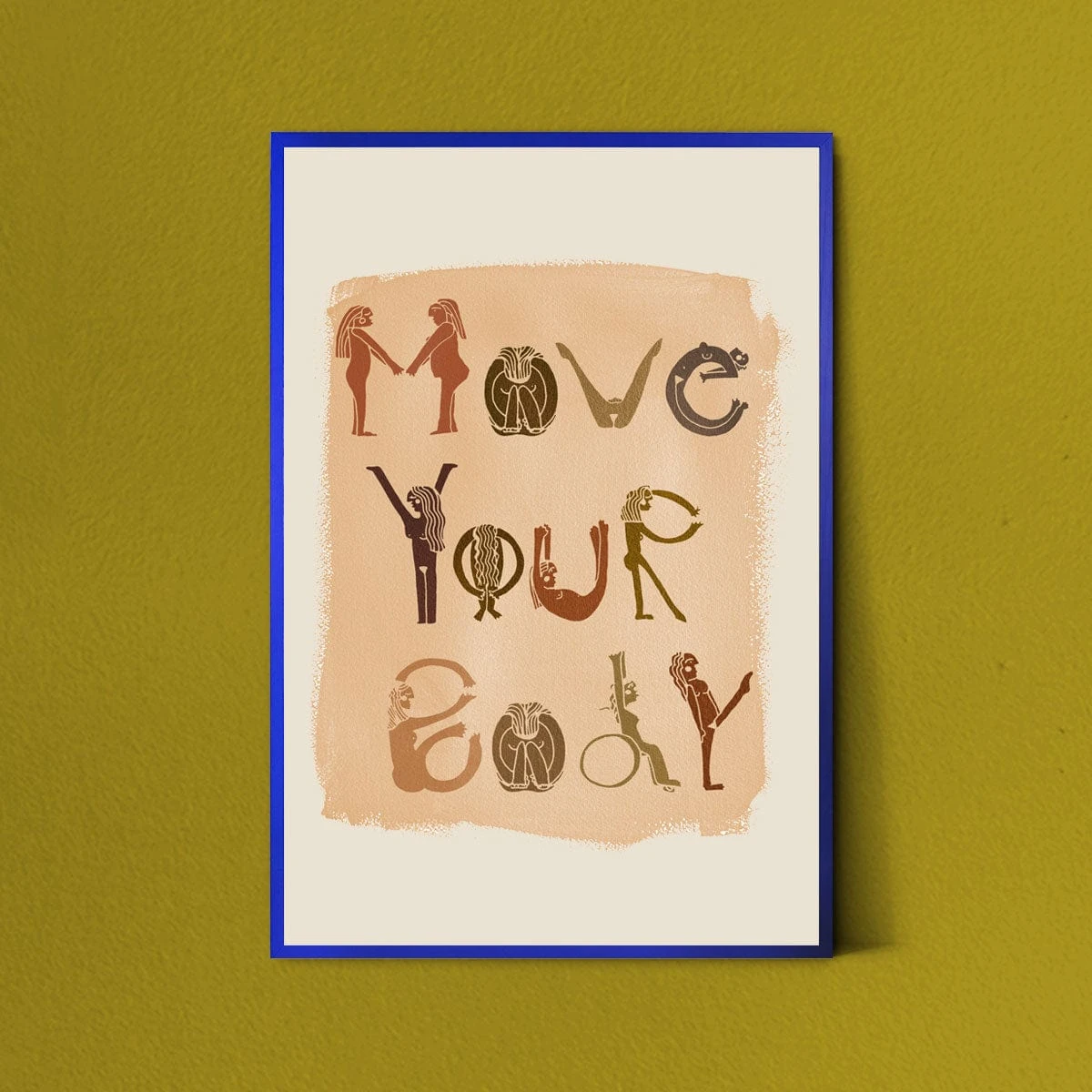 Move Your Body Art Print In Earth By Jungalow® 2 Move Your Body Art Print In Earth By Jungalow®