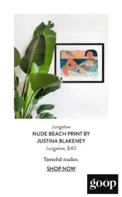 Nude Beach At Sunset Art Print By Justina Blakeney -home decoration Nude Beach At Sunset Goop November 2020 Lover s Gift Guide fd6a4121 a707 40ef 9d2b e69586c2c083