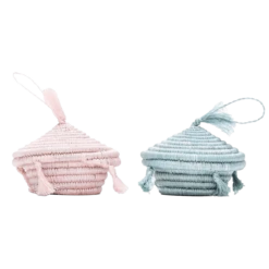 Pink Basket With Tassels Holiday Ornament -home decoration OO.10250OO.10251 1800x1800 PhotoRoom