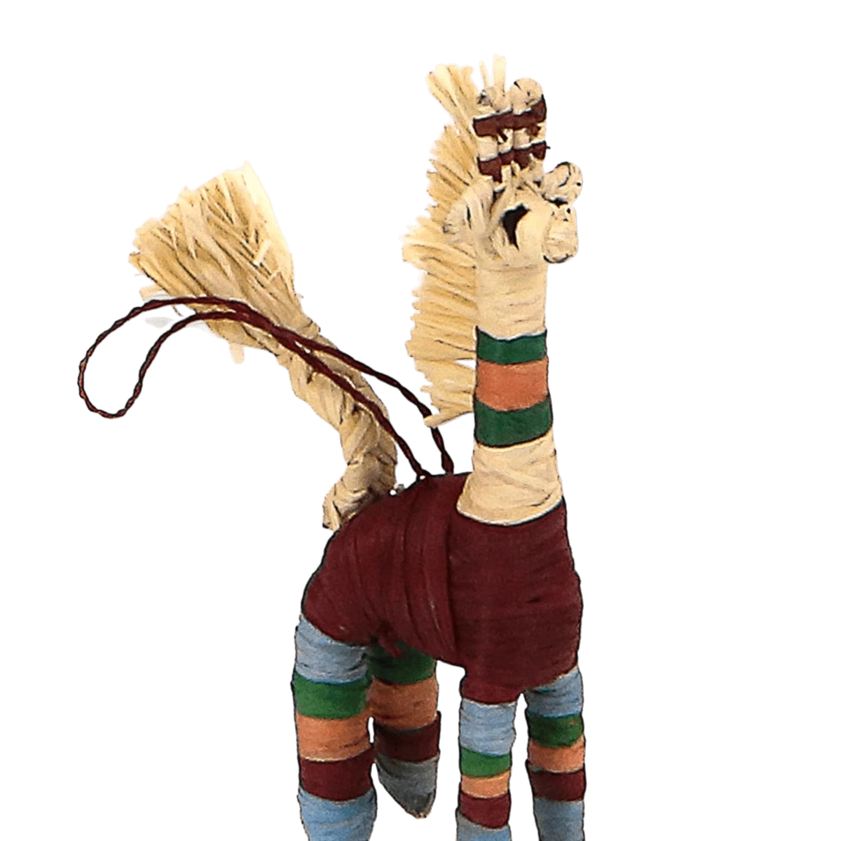 Garnet & Green Giraffe Holiday Ornament 3 Garnet & Green Giraffe Holiday Ornament