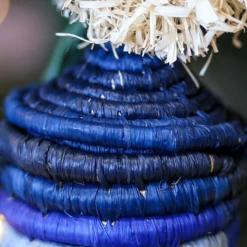 Blue Gradient Pom Pom Basket Holiday Ornament -home decoration OO.20143details 1800x1800 PhotoRoom