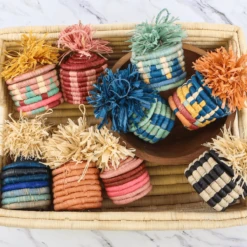 Blue Gradient Pom Pom Basket Holiday Ornament -home decoration OO.20145OO.20146OO.20142OO.20148OO.20147OO.20143OO.20141OO.20138OO.20140 656e2ca2 f4a5 4034 b12e 8a31de44277b 1800x1800 PhotoRoom