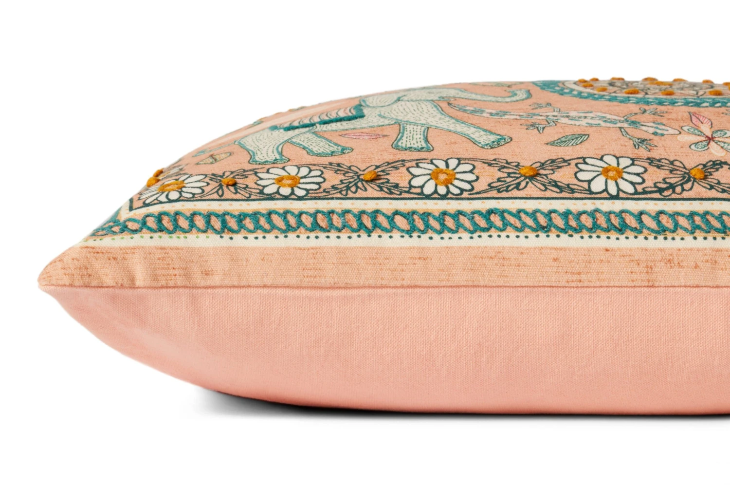Peach Ele Pillow By Justina Blakeney® X Loloi 5 Peach Ele Pillow By Justina Blakeney® X Loloi - Image 3