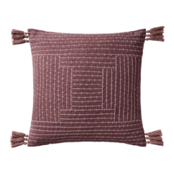 Mulberry Embroidered Pillow By Justina Blakeney® X Loloi