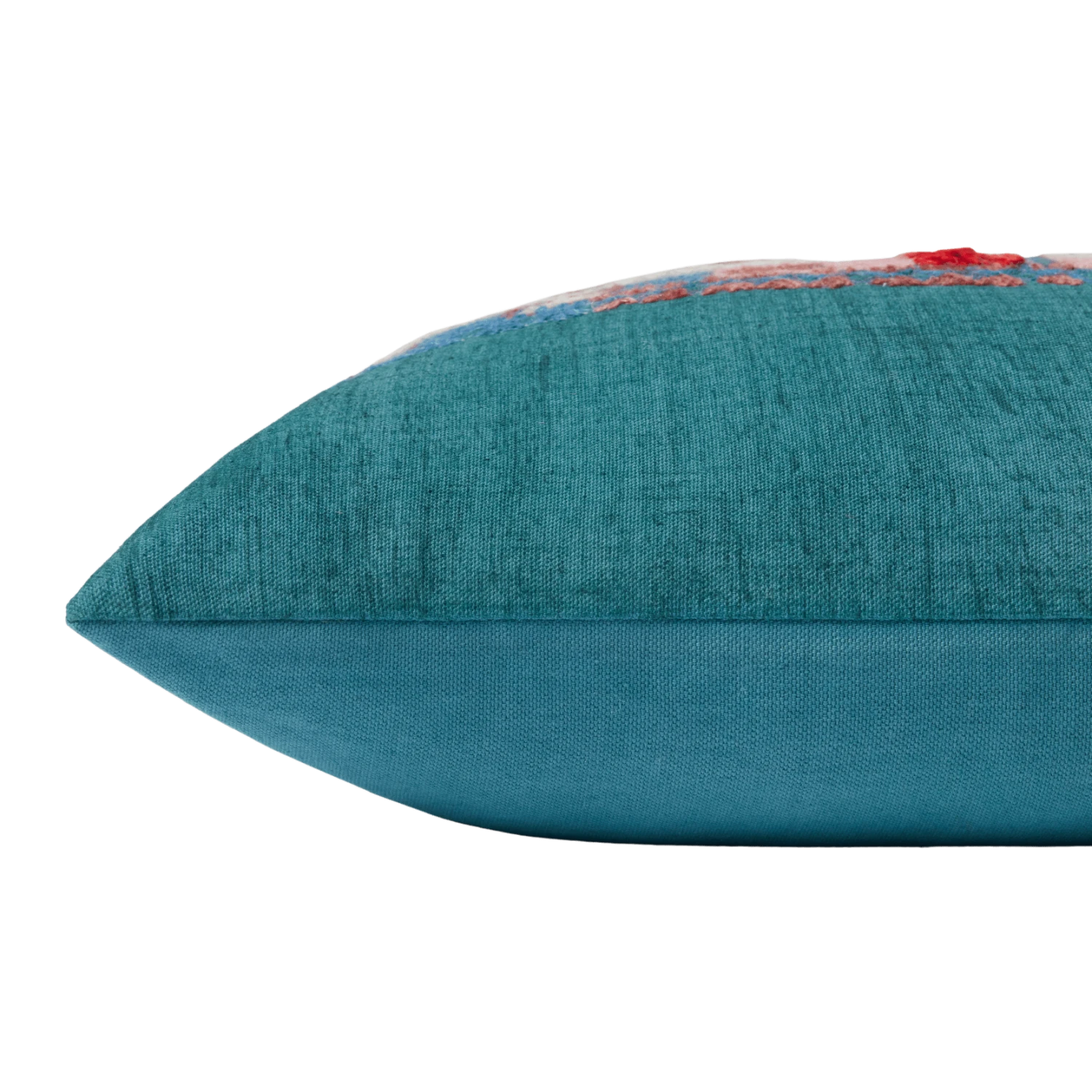 Teal Campo Pillow By Justina Blakeney® X Loloi 6 Teal Campo Pillow By Justina Blakeney® X Loloi - Image 4