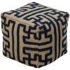 Taman Patterned Pouf