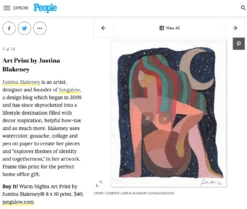 Warm Nights Art Print By Justina Blakeney -home decoration ScreenShot2021 02 03at4.59.22PM 55e27fa2 88e4 4c20 90f7 96f596c85f1f