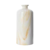 Goldenrod Marbled Ceramic Floor Vase