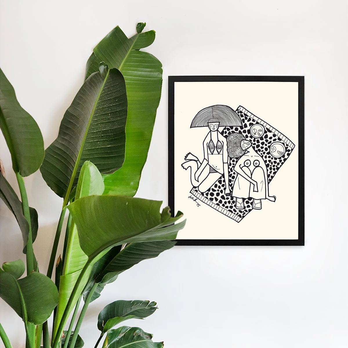 Summer Sisters Art Print By Justina Blakeney 4 Summer Sisters Art Print By Justina Blakeney - Image 2