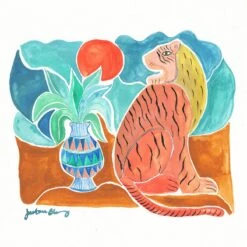 Tiger + Agave Art Print By Justina Blakeney