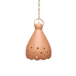 Almada Scalloped Pendant In Blush Justina Blakeney™