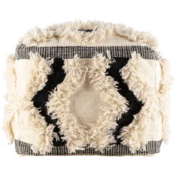 Zig Zag Shag Pouf -home decoration appf005 detail side PhotoRoom