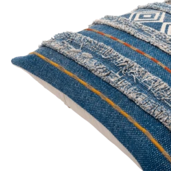 Blue Rahela Pillow -home decoration asb001 detail corner PhotoRoom