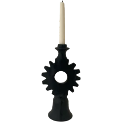 Sun Candle Holder -home decoration black candle holder straight on