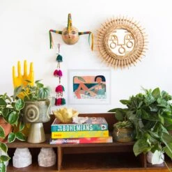 Nude Beach At Sunset Art Print By Justina Blakeney -home decoration body 35516de3 5928 4c72 adca 9154007846be