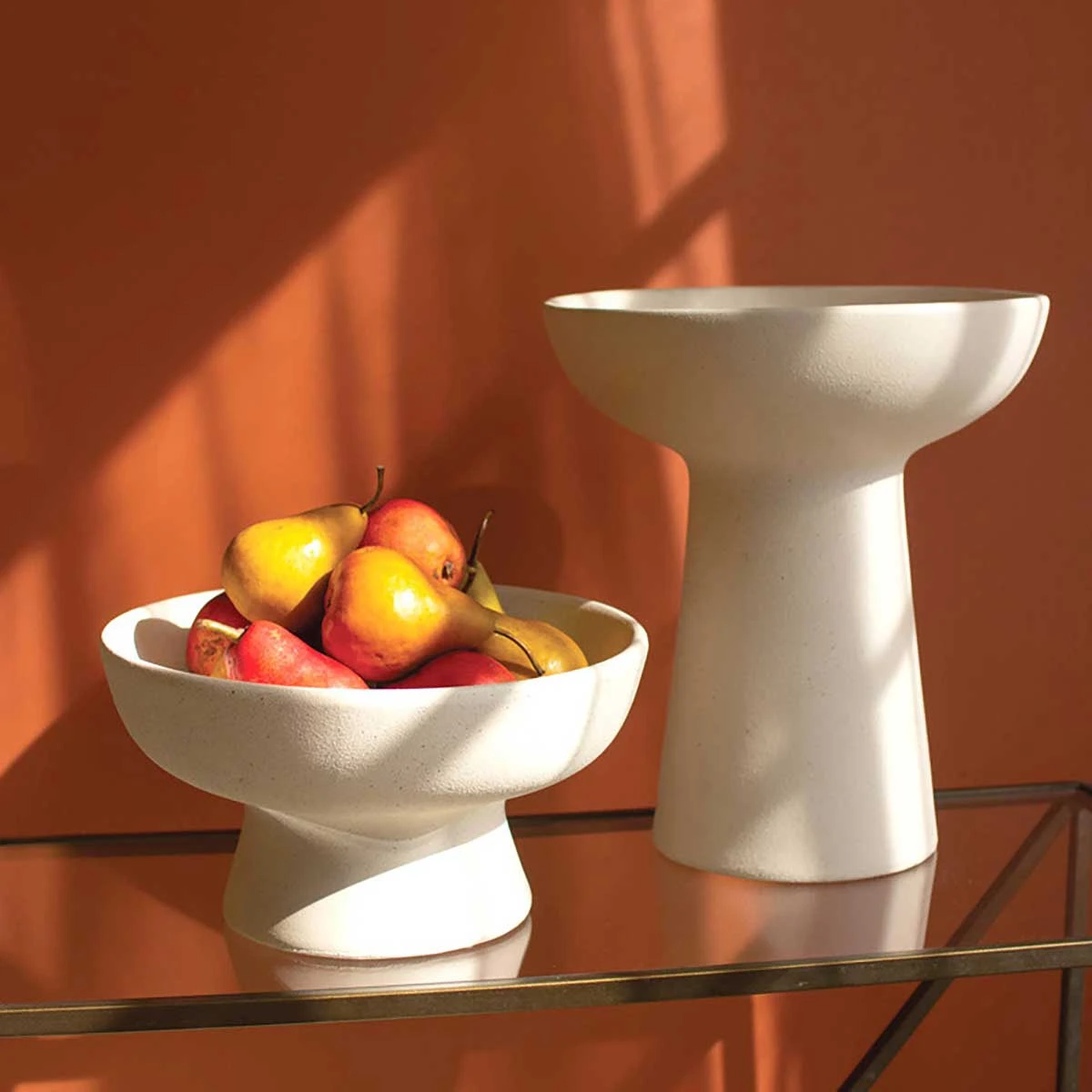 Tall Ceramic Pedestal Bowl 5 Tall Ceramic Pedestal Bowl - Image 3