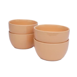 Tierra Bowl Set In Peach By Jungalow® -home decoration bowls2