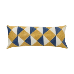 Jiva Block Printed Lumbar Pillow