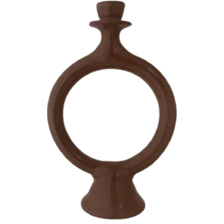 Circle Candle Holder -home decoration circle candlehlder brown