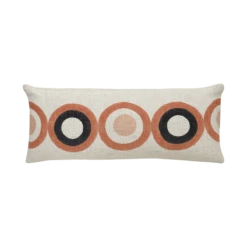 Navia Circle Block Printed Lumbar Throw Pillow