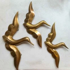 Brass Egret Wall Hanging Set By Justina Blakeney™ -home decoration egret3