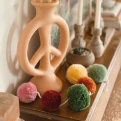Pom Pom Mini Garland By Like A Lion™ -home decoration garlanddd