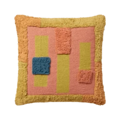 Geosola Pillow In Gold By Justina Blakeney® X Loloi