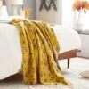 Golden Giraffe Throw Blanket -home decoration giraffethrow