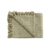 Sage Check Throw Blanket -home decoration green2 PhotoRoom