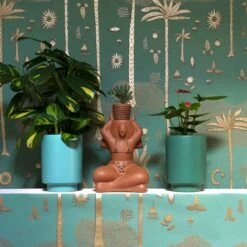 Kelly Green Kaya Vase By Justina Blakeney™ -home decoration greenplantersgroup