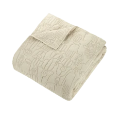 Natural Hamsa Quilt Set By Jungalow® -home decoration hamsanatural