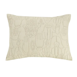 Natural Hamsa Quilt Set By Jungalow® -home decoration hamsapillowcase